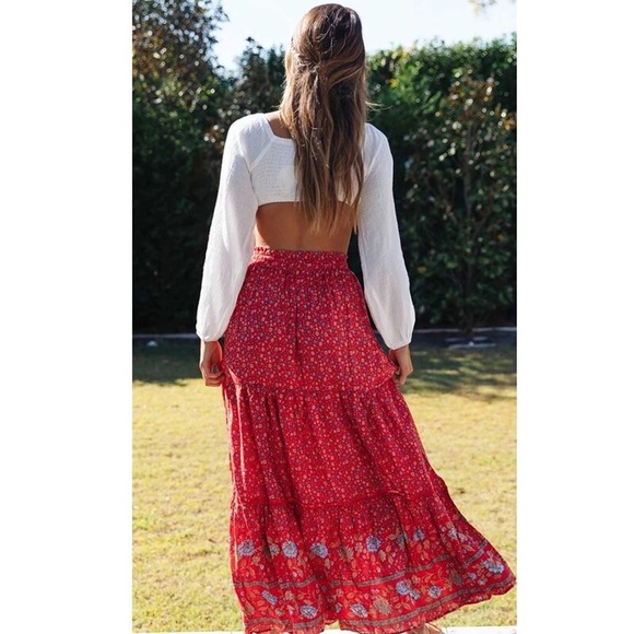 Blossom maxi floral skirt - Picture 2 of 15
